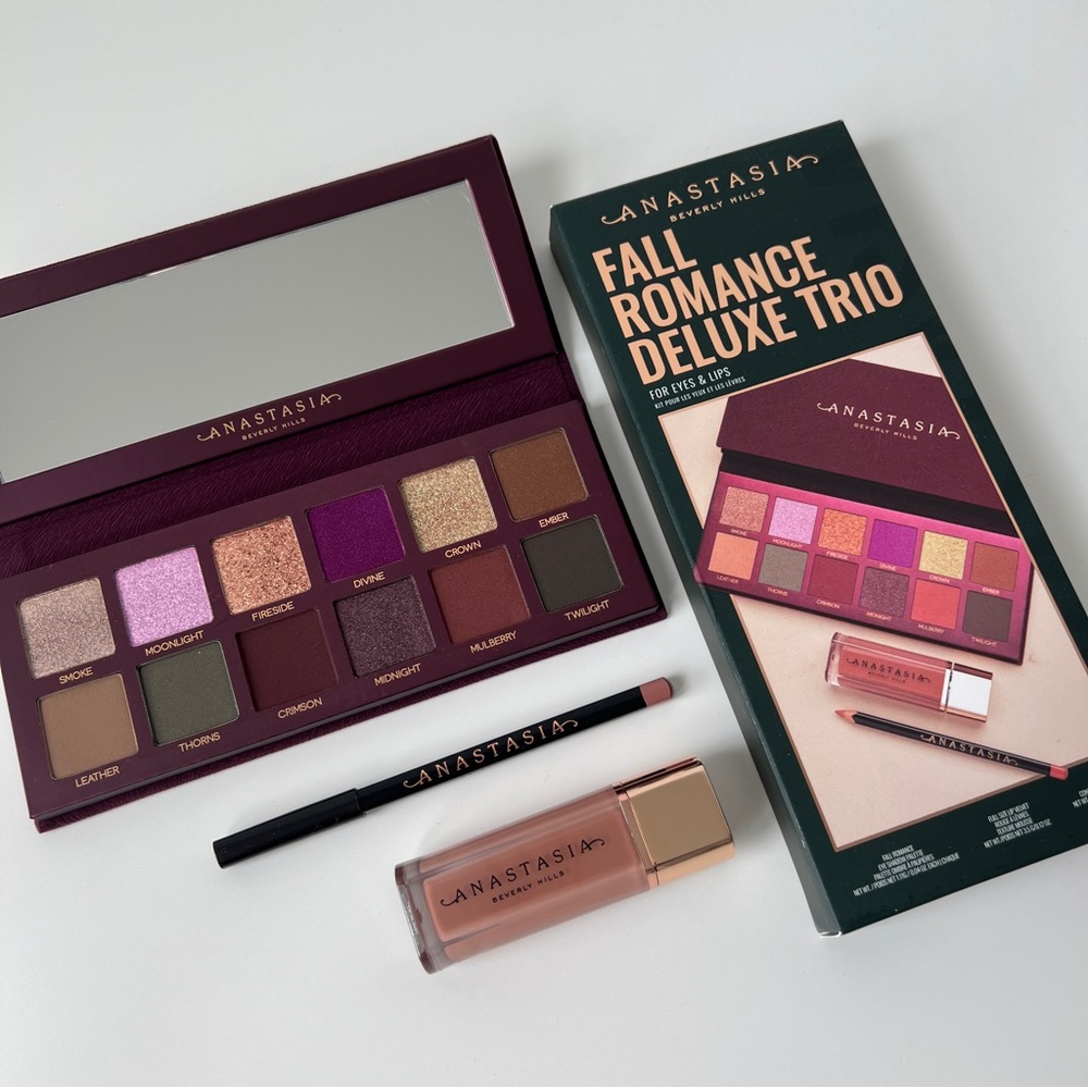 Anastasia Beverly Hills Fall Romance Deluxe Trio Palette + Lip Kit